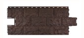 Фасадная панель "Доломит Темно-коричневый" Фасадная панель "Доломит Темно-коричневый"
