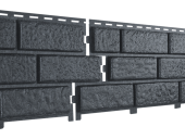 Фасадная панель "Кирпич Графитовый"