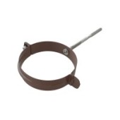 ХОМУТ ТРУБЫ МЕТАЛЛИЧЕСКИЙ, КОРИЧНЕВЫЙ «ЭЛИТ»