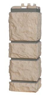 Угол фасадной панели "Камелот Шампань"(шов RAL 7006) Угол фасадной панели "Камелот Шампань"(шов RAL 7006)