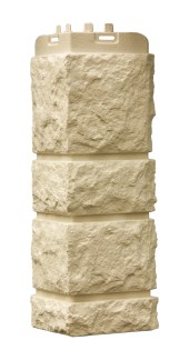 Угол фасадной панели "Камелот Бежевый" Угол фасадной панели "Камелот Бежевый"