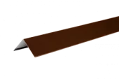 Уголок металлический внешний (полиэстер) "Коричневый" Уголок металлический внешний (полиэстер) "Коричневый"