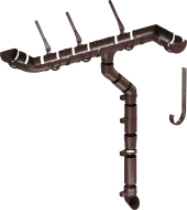 Водосточная система Дёке в сборе